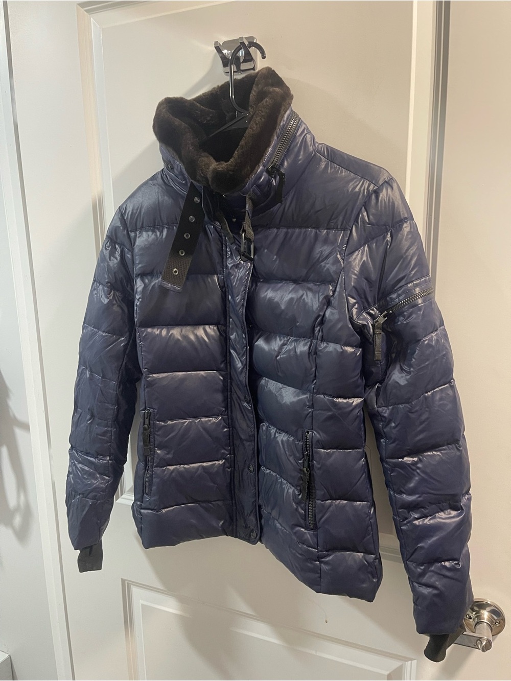 S13 New York Black Quilted Jacket No Size Tags